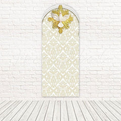 Toile de fond pour arche paix vol pigeon saint baptême pour moment doux