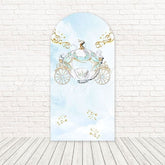 Toile de fond pour arche promenade conte de fées carrosse Cendrillon pour soirée magique