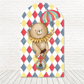 Toile de fond pour arche ours brouette cirque pour thèmes fête événement fun