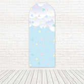 Toile de fond pour arche atmosphère fantaisiste romantique pluie amour couleur