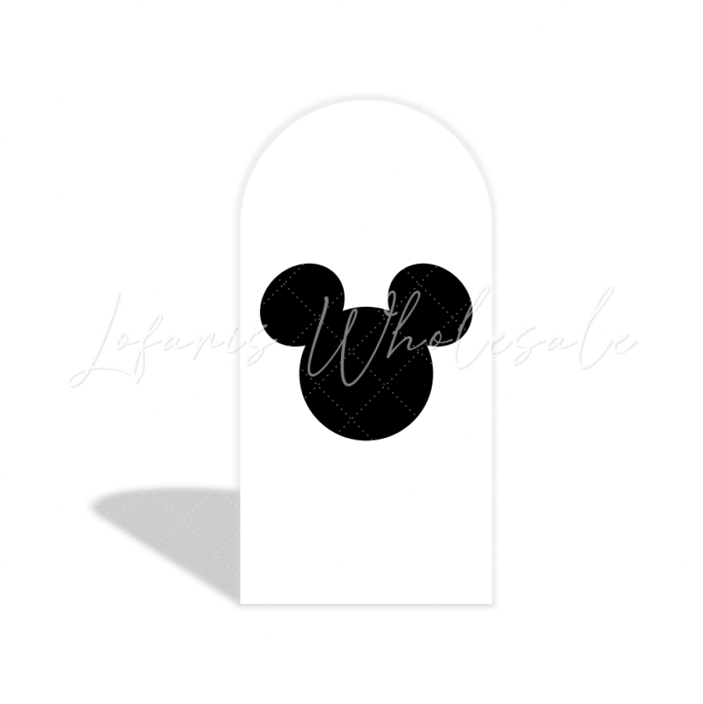 Toile de fond pour arche Joyeux Anniversaire thème dessin animé Mickey BD