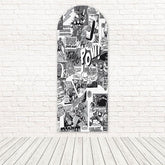 Toile de fond pour arche look audacieux action Comics Marvel pour vitrine fan