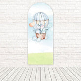 Toile de fond pour arche ballon éléphant mignon pour événements enfants adorables