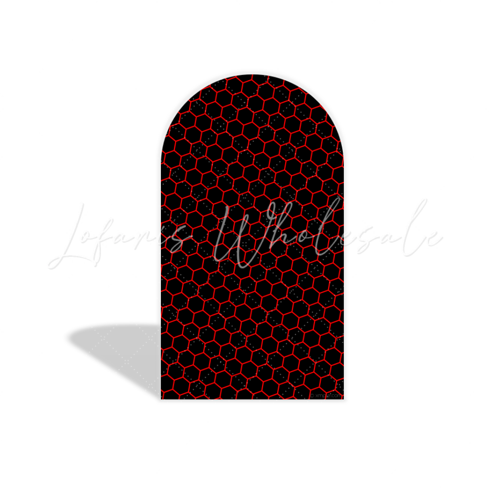 Toile de fond pour arche fête anniversaire thème Deadpool