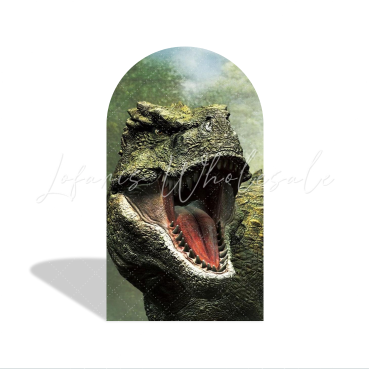 Toile de fond pour arche fête anniversaire Baby Shower thème Dinosaure