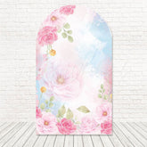 Toile de fond pour arche design floral élégant pour ambiance événement romantique