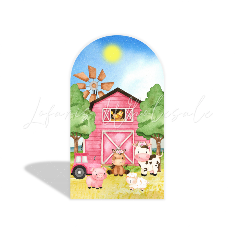 Housse pour arche fête anniversaire ferme