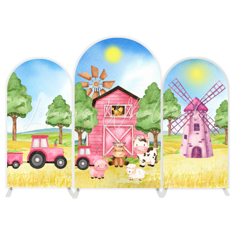 Housse pour arche fête anniversaire ferme