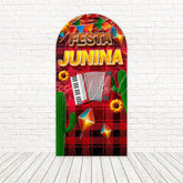 Toile de fond pour arche joie nourriture danse Festa Junina pour fête campagne brésilienne