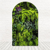 Toile de fond pour arche feuillage forêt verdure pour ambiance fête nature