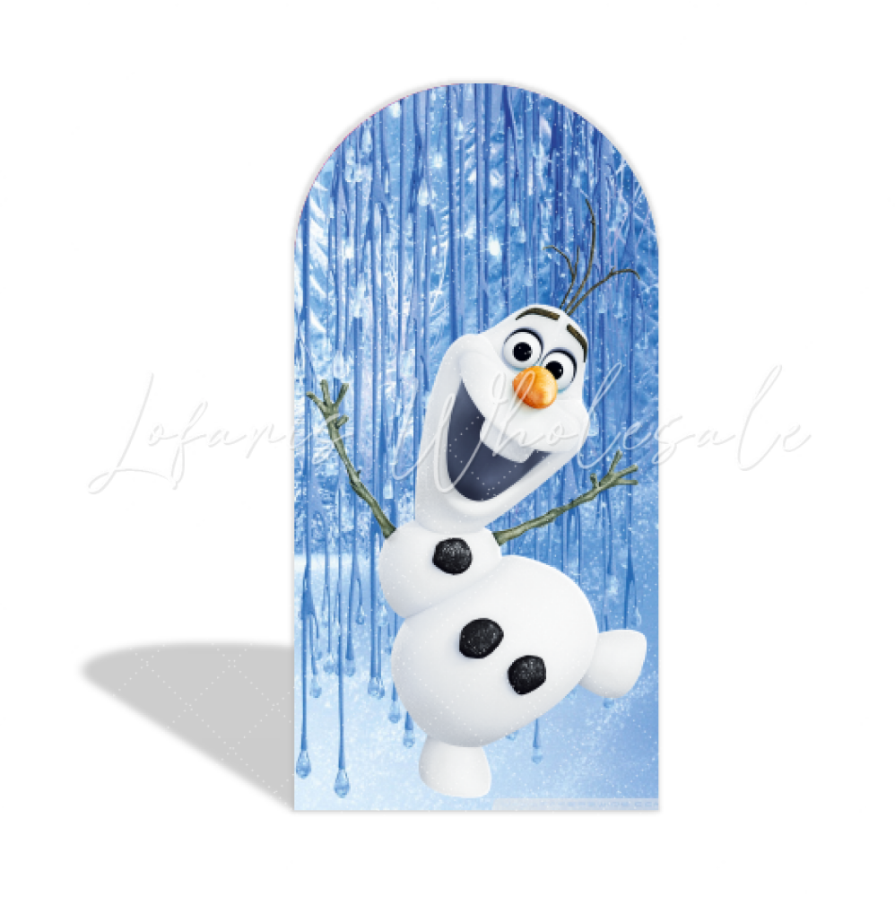 Couverture pour arche Joyeux Anniversaire thème La Reine des Neiges