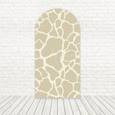 Toile de fond pour arche safari sauvage imprimé girafe pour décor fête jungle