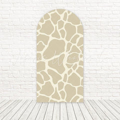Toile de fond pour arche safari sauvage imprimé girafe pour décor fête jungle