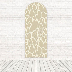 Toile de fond pour arche fête thème décoratif stylé imprimé vache gris