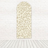Toile de fond pour arche thème imprimé léopard gris pour décor stylé et tendance