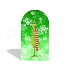 Toile de fond pour arche Joyeux Anniversaire dessin animé Le Grinch