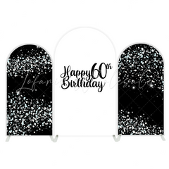 Toile de fond pour arche fête Joyeux 60e Anniversaire