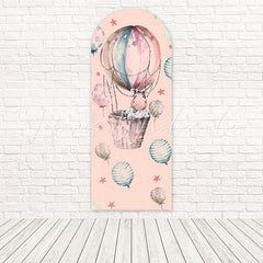 Toile de fond pour arche thème adorable mignon Baby Shower ballon hippopotame