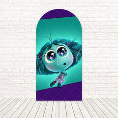 Toile de fond pour arche émotion verte Envie Vice-Versa 2 pour thème fête animée