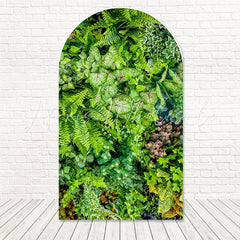Toile de fond pour arche feuillage jungle pour événements inspirés nature et aventure