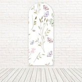 Toile de fond pour arche nature papillons feuilles pour occasions fantaisistes