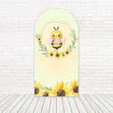 Toile de fond pour arche fête joyeuse petite abeille pour célébrations mignonnes