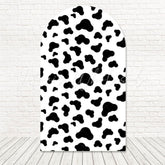 Toile de fond pour arche style imprimé vache petite ferme pour jour fête animaux