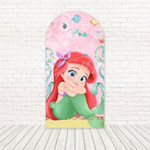 Toile de fond pour arche lueur océan Ariel Petite Sirène pour fête mer princesse