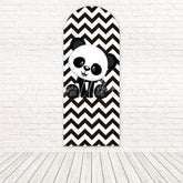Toile de fond pour arche ton sourire mignon forêt petit panda pour fête anniversaire