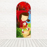 Toile de fond pour arche fun fête thème conte forêt Le Petit Chaperon Rouge