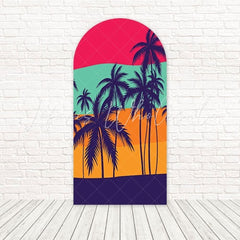 Toile de fond pour arche lueur dorée petit coucher de soleil pour scène fête jardin chaleureuse