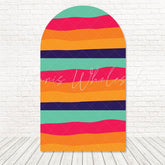 Toile de fond pour arche style lueur chaude coucher de soleil pour fête jardin soirée