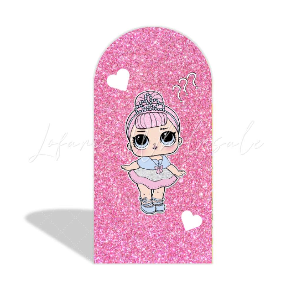 Toile de fond pour arche Joyeux Anniversaire thème LOL Surprise