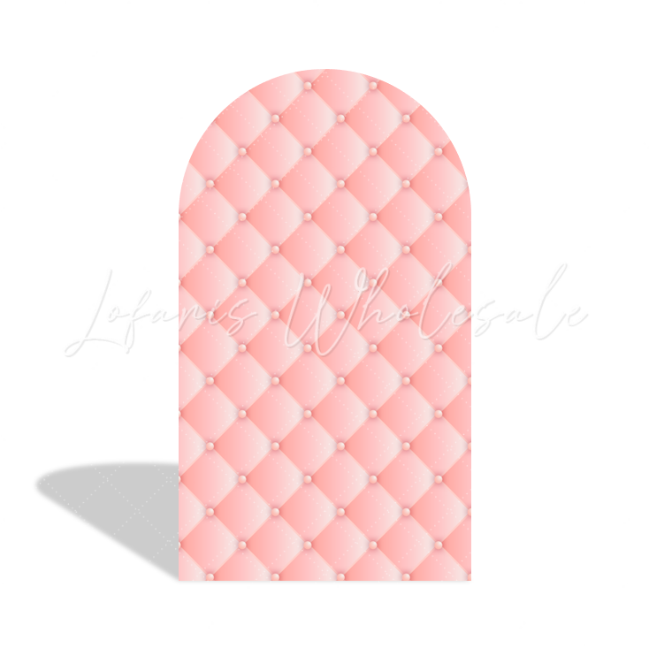 Toile de fond pour arche Joyeux Anniversaire capitonné marbre