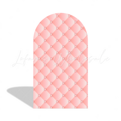 Toile de fond pour arche Joyeux Anniversaire capitonné marbre