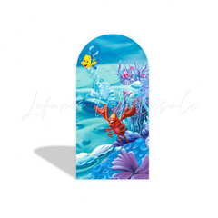 Toile de fond pour arche fête anniversaire Sirène