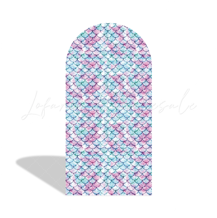 Toile de fond pour arche fond Joyeux Anniversaire Sirène
