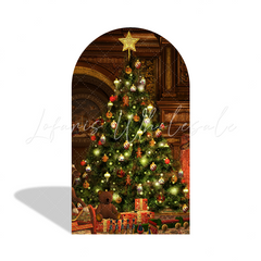 Toile de fond pour arche décoration vacances événement Joyeux Noël