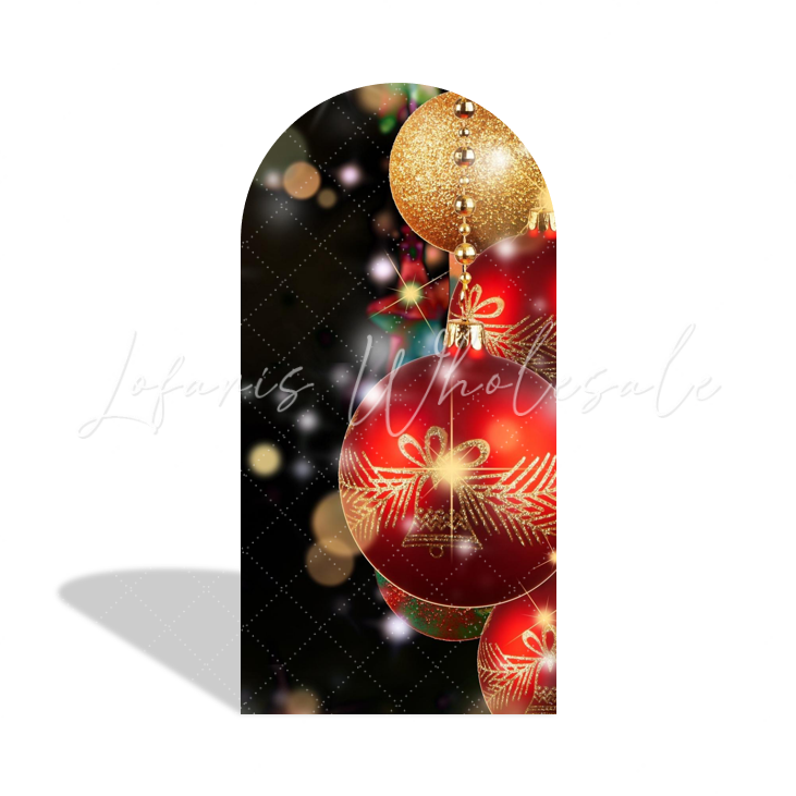 Toile de fond pour arche décoration vacances événement Joyeux Noël