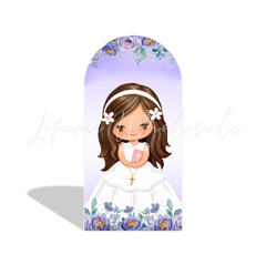 Toile de fond pour arche fête Dieu bénisse calice baptême Ma Première Communion