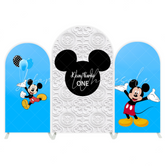 Toile de fond pour arche fête anniversaire thème Mickey