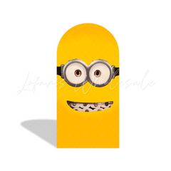 Toile de fond pour arche Joyeux Anniversaire thème Les Minions