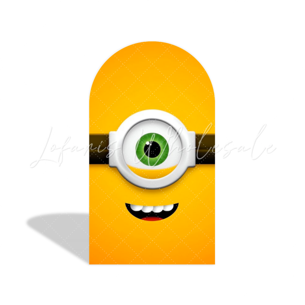 Toile de fond pour arche Joyeux Anniversaire thème Les Minions