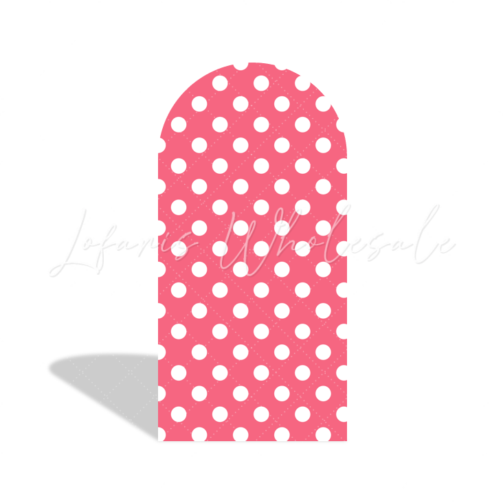 Toile de fond pour arche fête anniversaire Minnie Mouse