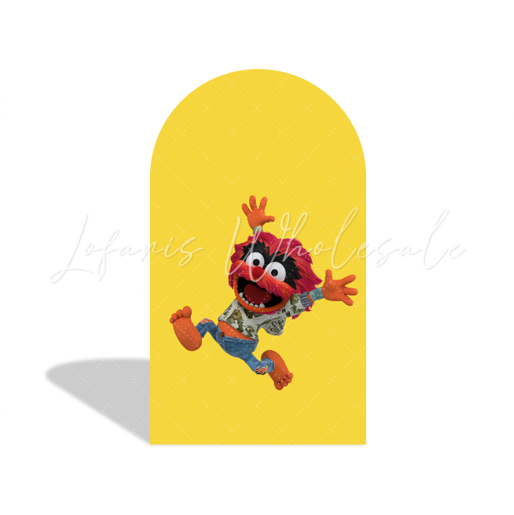 Toile de fond pour arche fête anniversaire Muppet Babies