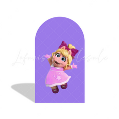 Toile de fond pour arche fête anniversaire Muppet Babies