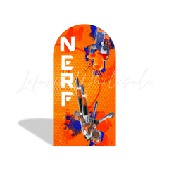 Toile de fond pour arche Joyeux Anniversaire thème Nerf