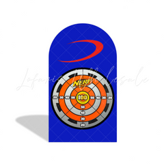 Toile de fond pour arche Joyeux Anniversaire thème Nerf
