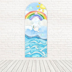 Toile de fond pour arche promesse arc-en-ciel mer Arche de Noé pour jour sacré enfants