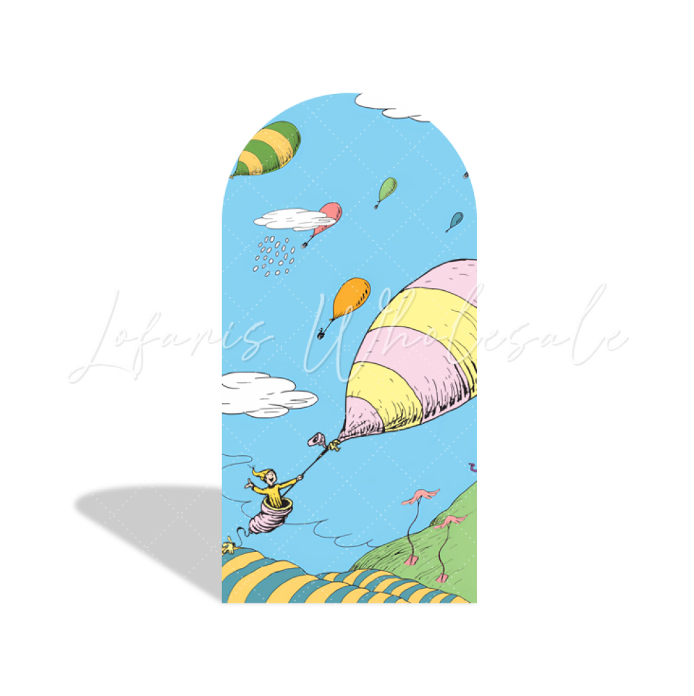 Toile de fond pour arche fête anniversaire Baby Shower Oh l'endroit où tu iras